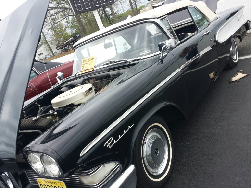 Monochrome 1956 Ford Edsel Convertible
